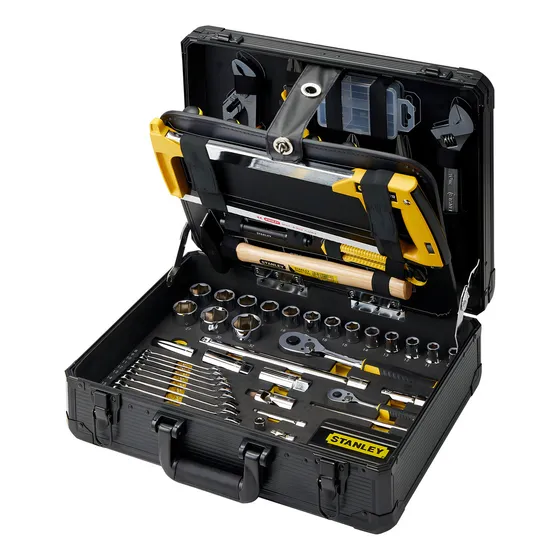 Set Herramientas Manuales Stanley 142 Piezas Con Maletín