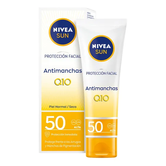 Nivea Protector Facial Antimanchas Antiedad Q10+ Fps50 50ml