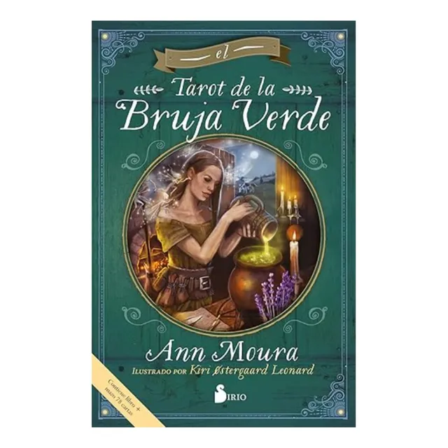 Mazo De Cartas Tarot De La Bruja Verde