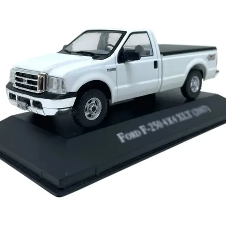 Miniatura Ford F-250 4x4 Xlt 2007 - Ed 27 Carros Clássicos Do Brasil | Escala 1:43