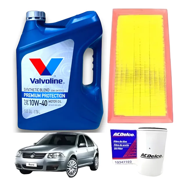 Kit Service Volkswagen Bora 2.0 1.8t Aceite 10w40 Y Filtros