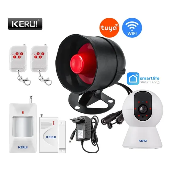Kit Sistema Alarma Wifi Casa Tuya Smart Life Hogar Cámara