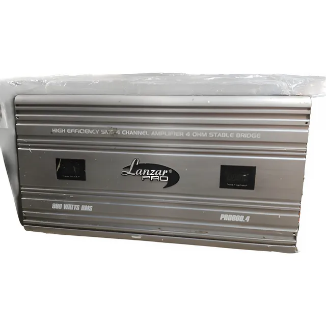 Planta Lanzar Pro De 800w  4canal  4ohm ( 2 Medios 1 Bajo)