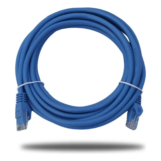 Patch Cord Cable De Red Cat6 Utp 5m 100% Cobre Con Rj-45