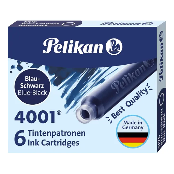 Tinta Para Pluma Fuente Pelikan 4001 - Cartridges - Azul Osc