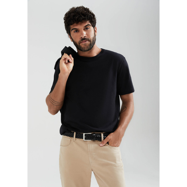 Camiseta Masculina Comfort Em Malha Flamê Hering