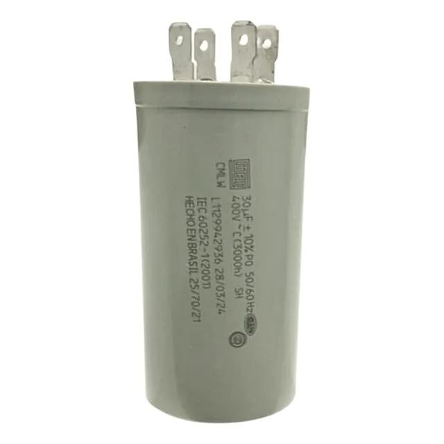 Condensador de motor permanente 30uf Cbb60 450vac +/-5