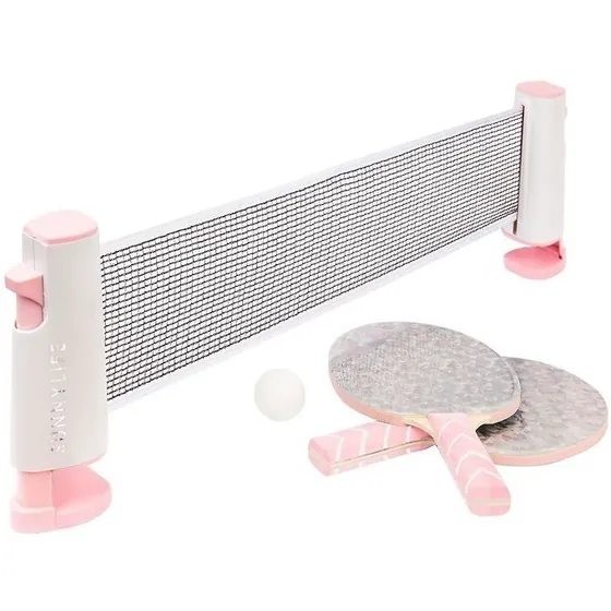 Ping Pong De Mesa Ajustable! Marca Sunnylife Varios Modelos Color Rosa Claro