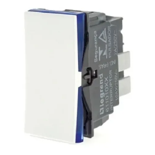 Interruptor Pulsador 10a 127/220v Pial Plus + 611013 Legrand