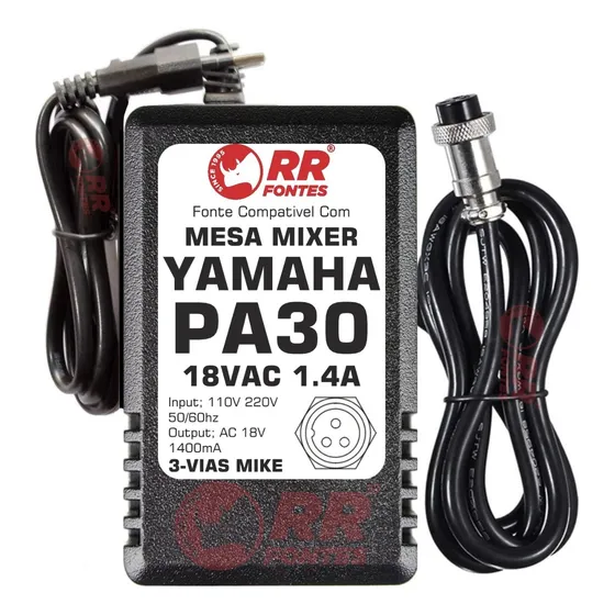 Fonte Mesa Yamaha Mg206usb Mg166c Mg166cx Mg206c Pa-30 18,5v