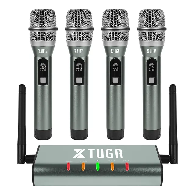 Xtuga Profesional Uhf Micrófono Inalámbrico Rf Af U-f4600