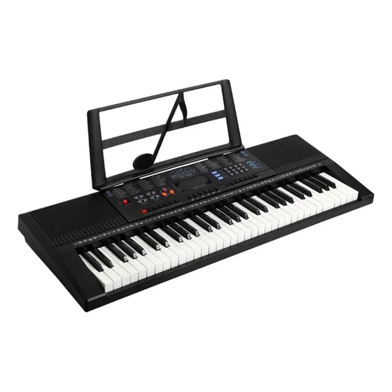 Teclado Electrónico Música Digital Negro De 61 Teclas