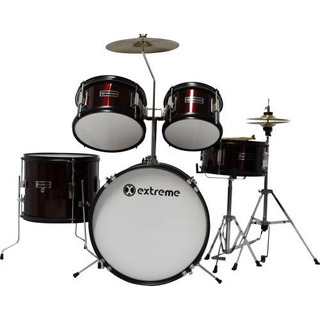 Extreme Exbt025 Batería Junior Vino 5 Pzas. Aro Negro Extreme Exbt025 Batería Junior Vino 5 Pzas. Aro Negro