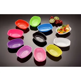 Cumbucas Oval Cores Lindas: 50 Unidades Cor Preto Cumbucas Oval Cores Lindas: 50 Unidades Cor Preto