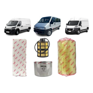 Kit Revisão Filtro Troca Completa Wega Jumper Ducato Boxer Kit Revisão Filtro Troca Completa Wega Jumper Ducato Boxer