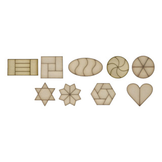 Set 03 Charolas Geometricas En Madera Mdf Set 03 Charolas Geometricas En Madera Mdf