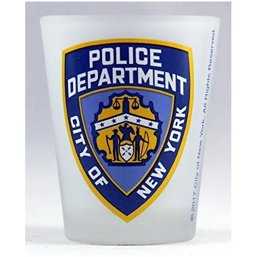 Nypd Ciudad York Departamento Policia Vidrio Shot