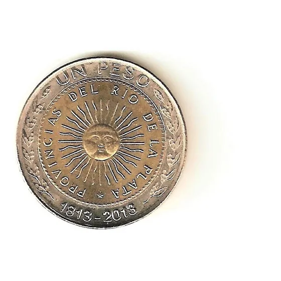 Monedas Argentinas 1 Peso 2013 - 1813  Sc 