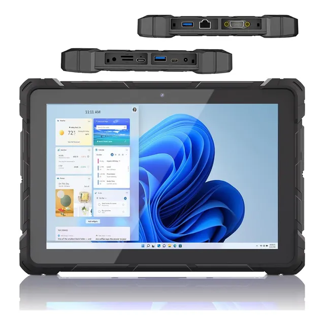 Tablet Rugged N100 Win11 8gb+128gb Wifi Bt Rj45 Ip67 Gps