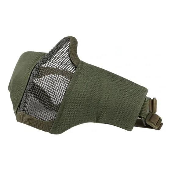 Mascara Pequeña Rejilla Y Tela Airsoft Paintball Aventureros Color Digital Desert