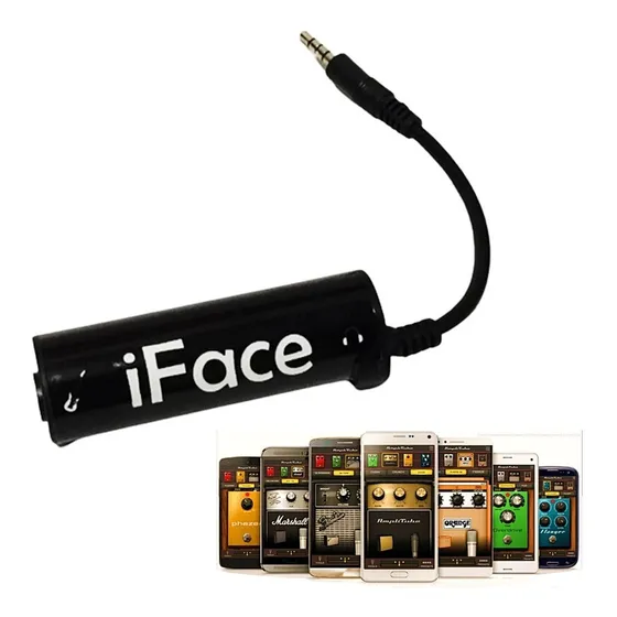 Interface Iface Adaptador P/ Guitarra Violão Baixo Celular