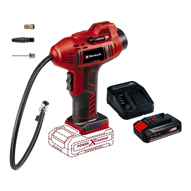 Compresor Manual Inalambrico Einhell Ce-cc 18 +carg+bat 2.5a