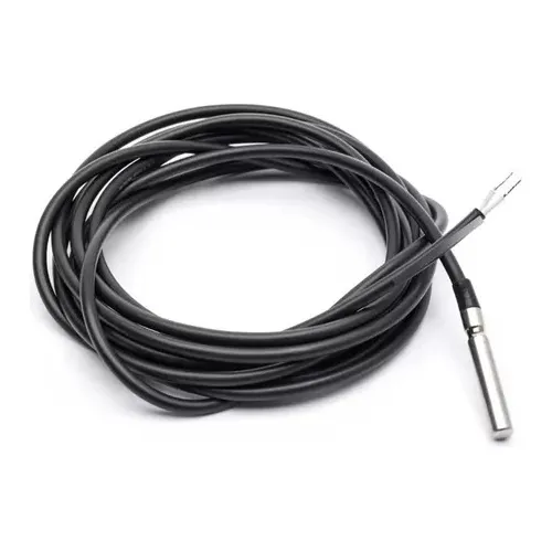 Sensor Temperatura Ntc S/conector Full Gauge Sb19 2,5m Preto