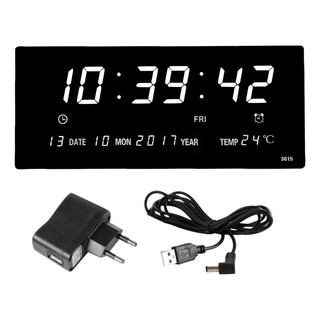Relógio De Led Com Decoração De Segundos, Data, Hora, Relógio De Led Com Decoração De Segundos, Data, Hora,