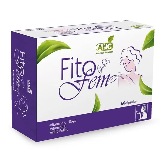 Fitofem Caja 60 Capsulas Cuidado Femenino Menopausia Anc Sabor Sin sabor
