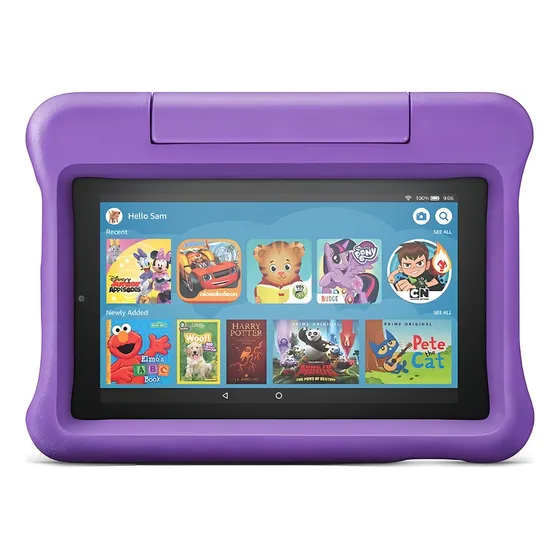 Tablet Kids Edition Fire 7 2019 7" 16GB color morado 1GB de memoria RAM