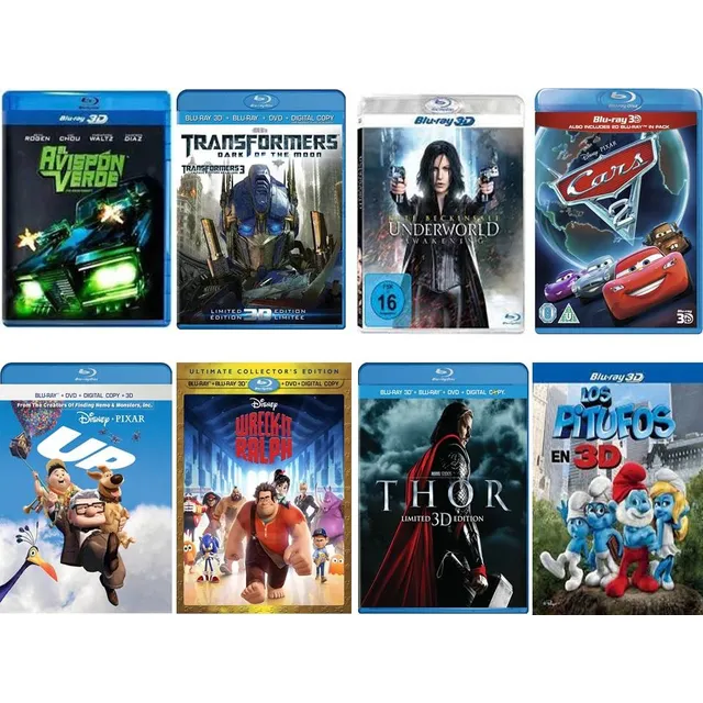 Peliculas Blu Ray 3d Full Menu . Combo Completo. (el Tigre)