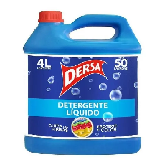 Detergente Liquido Dersa X 4l - L