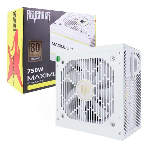 Fonte De Computador Pc Atx 750w 12v 12V 80 Plus Bronze