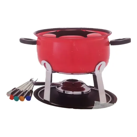 Fondusera Reparada Set Base De Cerámica Trundeau Fondue