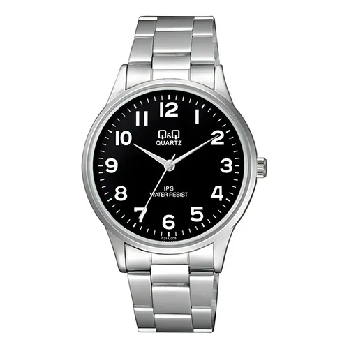 Reloj Q&q Análogo De Hombre Qz94j212y Color De La Correa Plateado