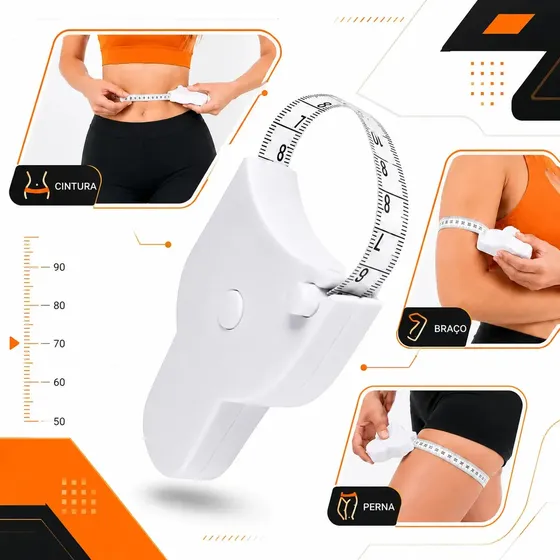 Fita Metrica Retratil Corporal Antropometrica Fitness Trena 1