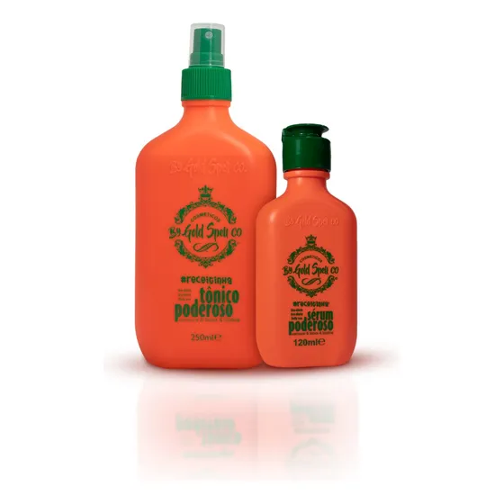 Tônico Poderoso Gold Spell Cosméticos 250ml + Sérum 120ml 