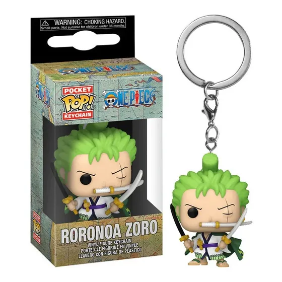 Roronoa Zoro - One Piece - Llavero Funko Pop 100% Original