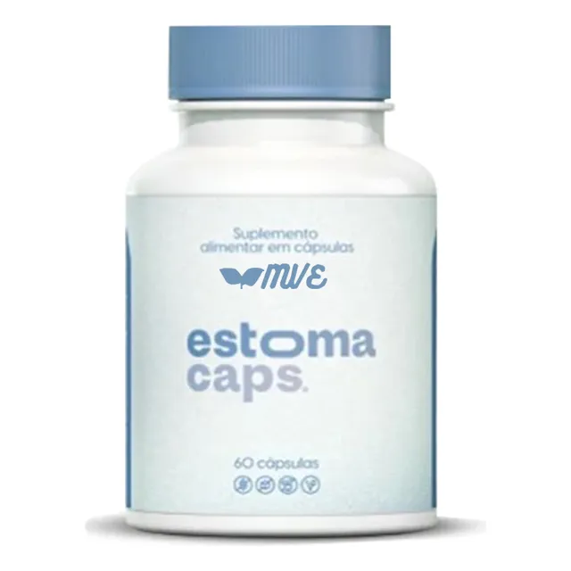 1 Un Estomacaps Dor De Estomago Refluxo Gastrite 60 Capsulas