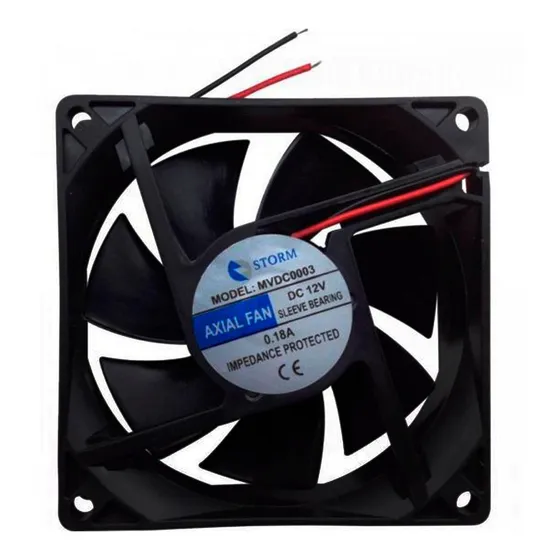 Fan Cooler Microventilador 80mm 8cm 80x80x25mm 12v 3000rpm