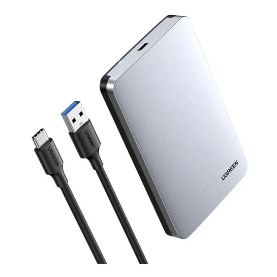 Caja Disco Duro Ugreen Sata 2.5  Usb C 6 Gbps Usb 3.1 Gen2
