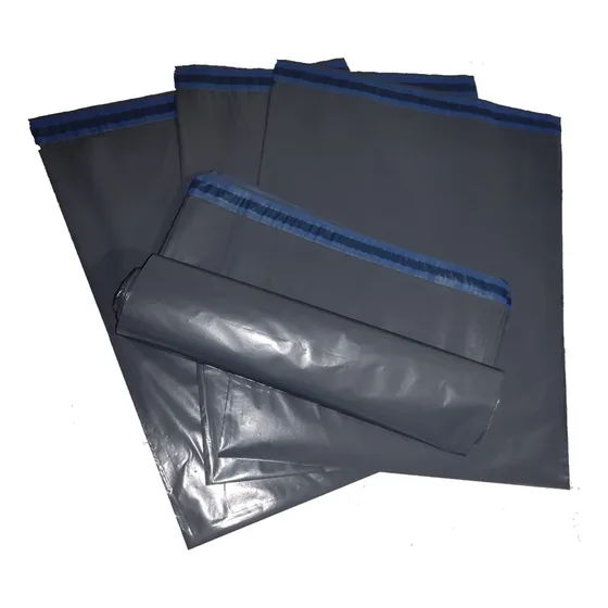 Envelope Segurança 40x50 200 Un Saco Plástico Embalagem Cinz