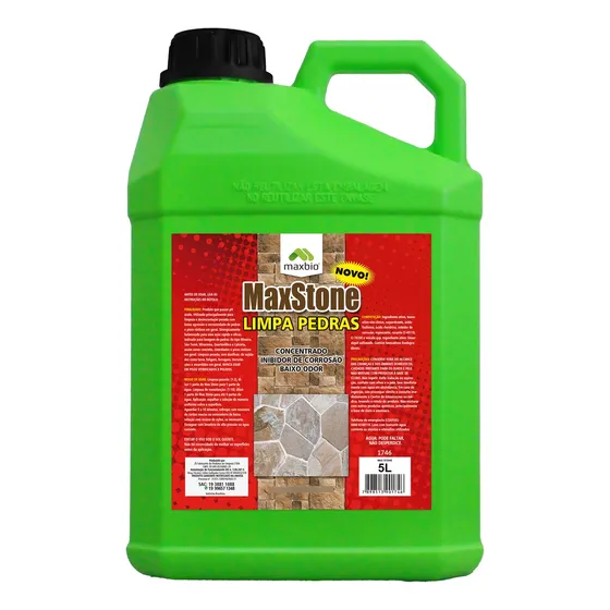 Maxstone - Limpa Pedras Biodegradavel 5l