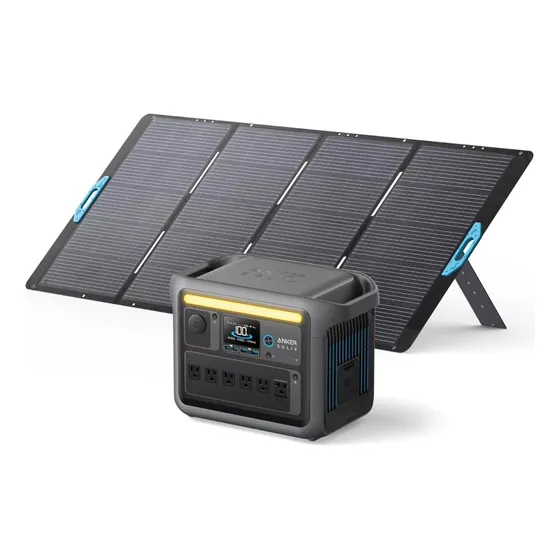 Kit Generador Anker Solix C1000 1056wh + Panel Solar 400w