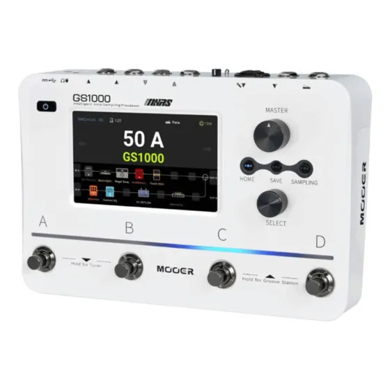 Pedaleira Multiefeitos Mooer Gs1000 Para Guitarra Usb