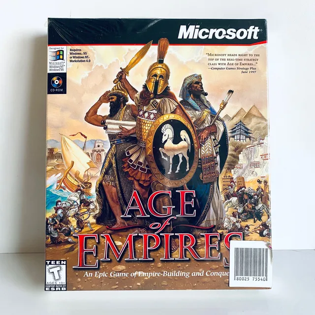 Juego Pc Age Of Empires 1997  Cd-rom Big Box