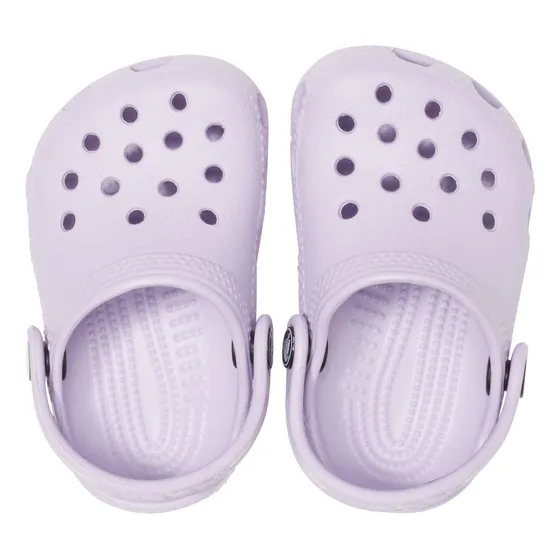 Sandalias Unisex Niños Classic Littles Color Lila Crocs