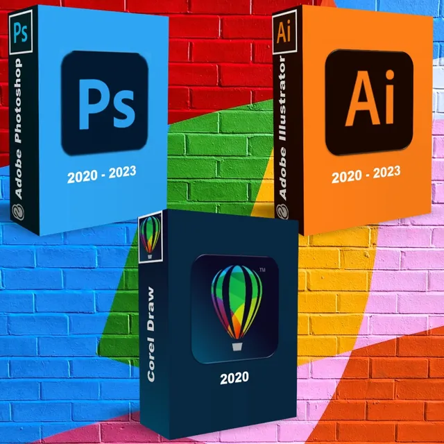 Adobe Pack 3x1  Photoshop Illustrator Indesign Permanentes