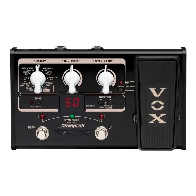 Pedal de efecto VOX StompLab IIG negro