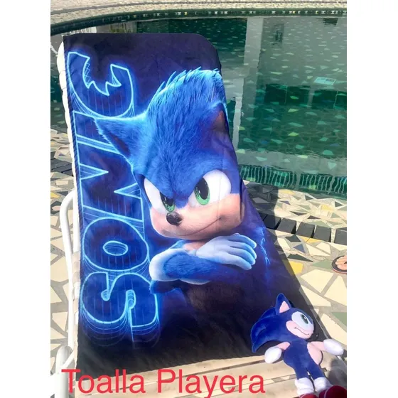 Toallas Playeras Sonic 
